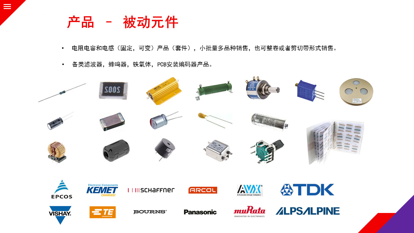 RS优势产品-被动元件品牌