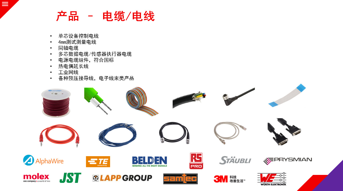 RS优势产品-电线电缆品牌