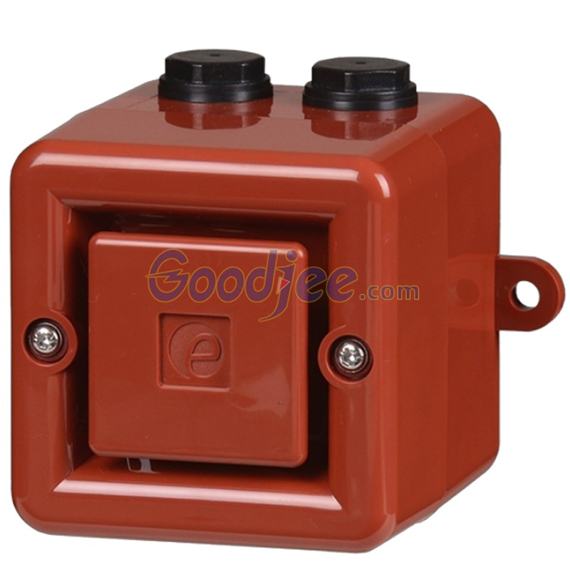 A100DC024MA0A1R替代 e2s A100DC24R 警报发声器电子报警器32音调, 24V直流红色
