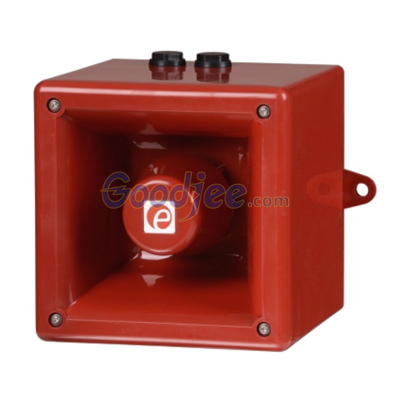 e2s A112NDC024AA0A1R（A112NDC024R）电子报警器 64音调,11.5-54V,红色