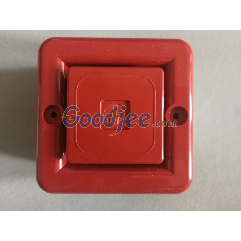 e2s SONF1DC24R电子报警器10音调10-30v直流红色IP66