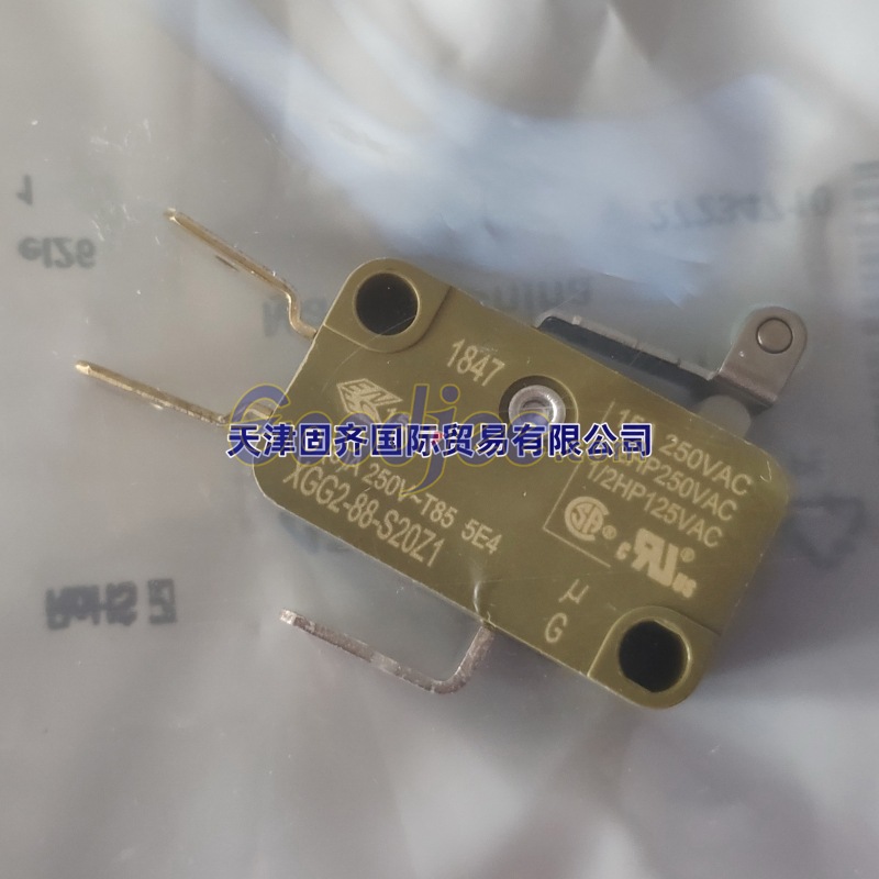 Saia-Burgess 思博 XGG2-88-S20Z1微动开关, 滚轮杠杆 16A250V交流