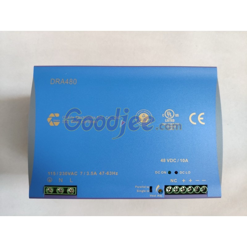 勤发Chinfa DRA480-48A导轨电源输入90-264V输出48V10A480W