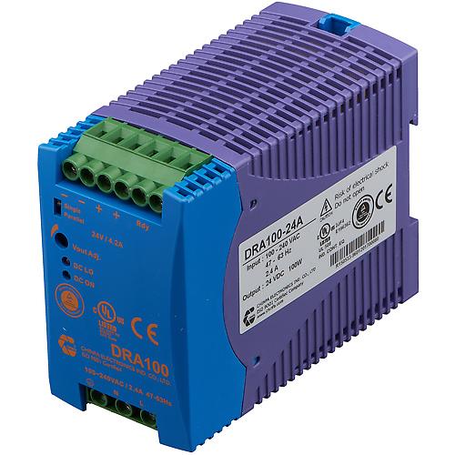 勤发Chinfa DRA100-24A导轨电源 输入90-264V输出24V4.2A100W