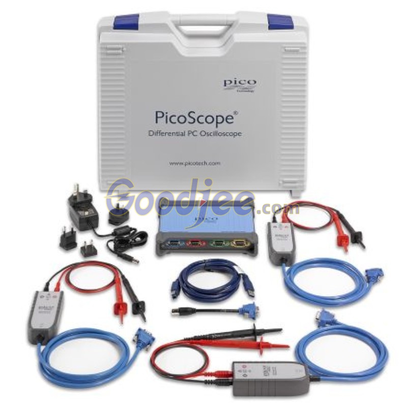 PicoScope 4444 PQ074 1000V CAT III kit 带 PicoConnect 442 1000 V CAT III 无源差分电压探针的差分示波器和一个 TA271 单端