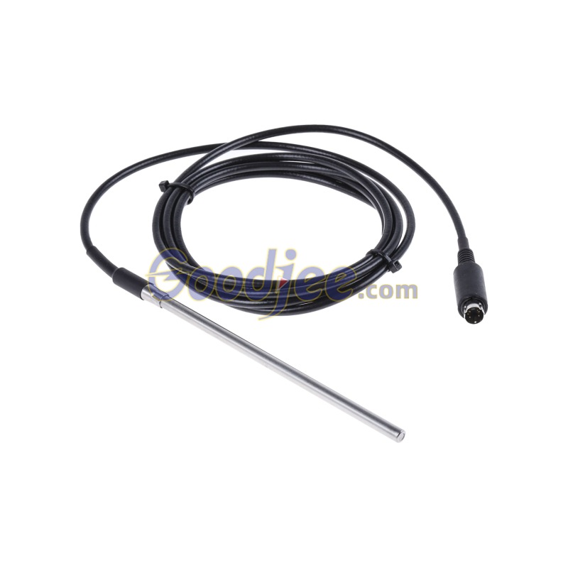 SE011 PT100温度探头配套PT104记录仪 直径6mmx长150mm200度精度0.15度微型DIN 插头