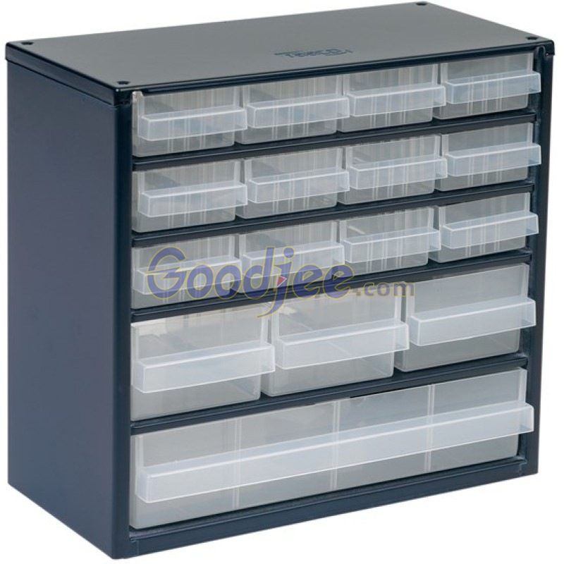 Raaco137560 存储机柜16件装钢制283x306x150mm STEEL CABINET 616-123