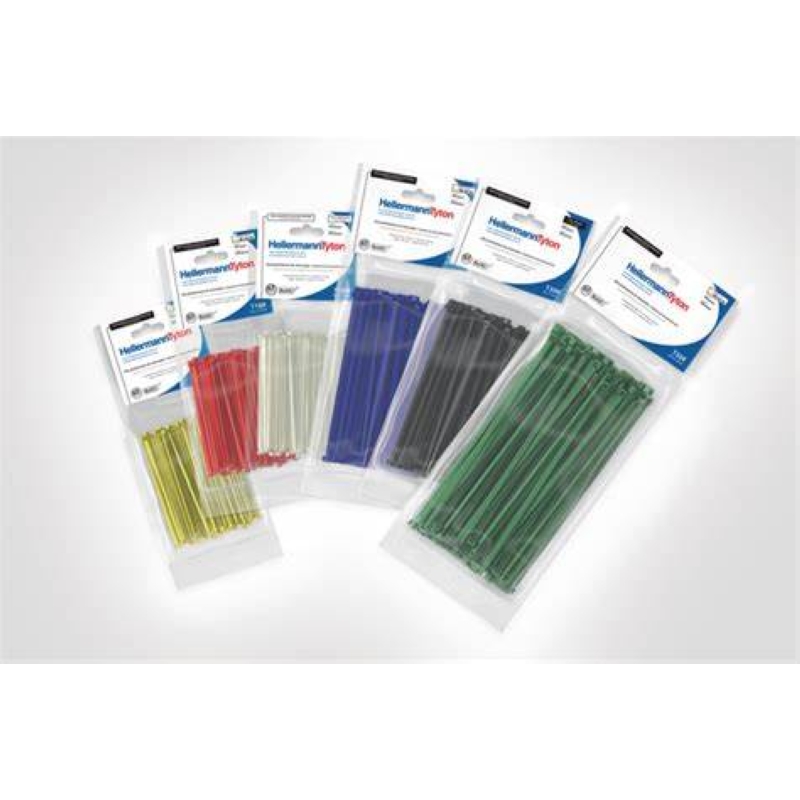 111-00659 T18R-E TFE-BU 海尔曼太通 扎线带, 100mm长,2.5毫米宽,蓝色