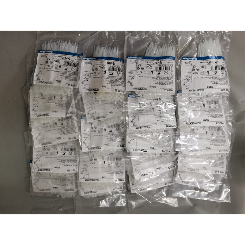 Thomas & Betts 美国通贝RSTY100-18-100 扎线带, Ty-Fast 系列, 114mm长, 2.4 mm宽 毎包100 个