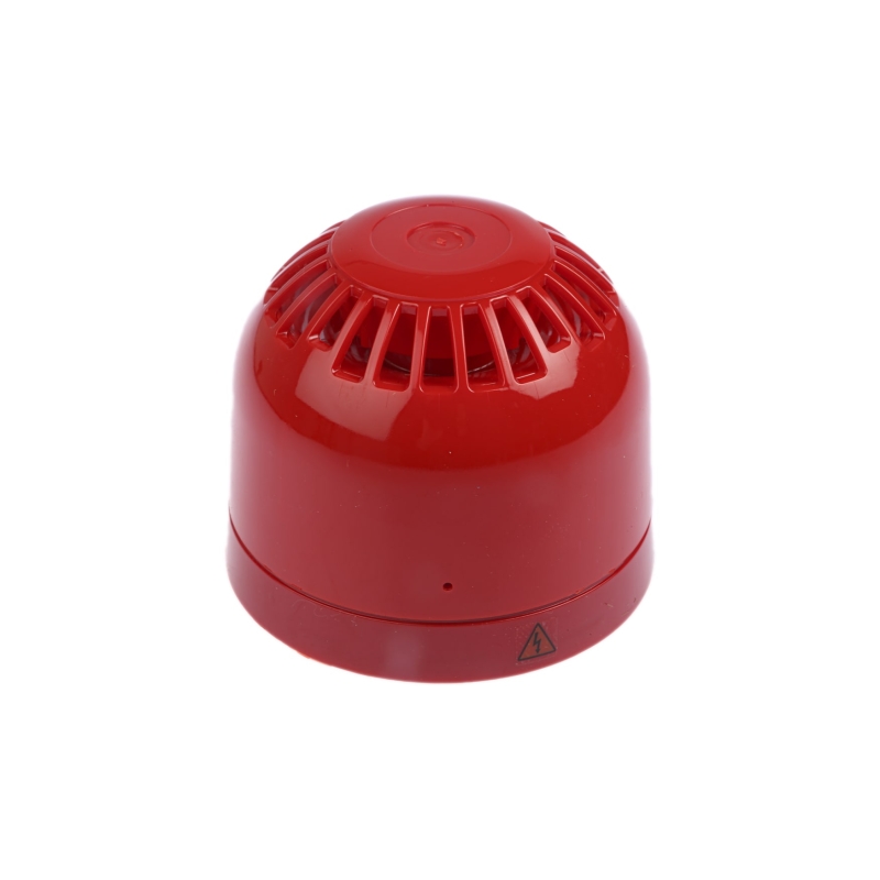 PSS-0065 Klaxon PSS-0065电子报警器, 32音调, 110-230V交流, 红色