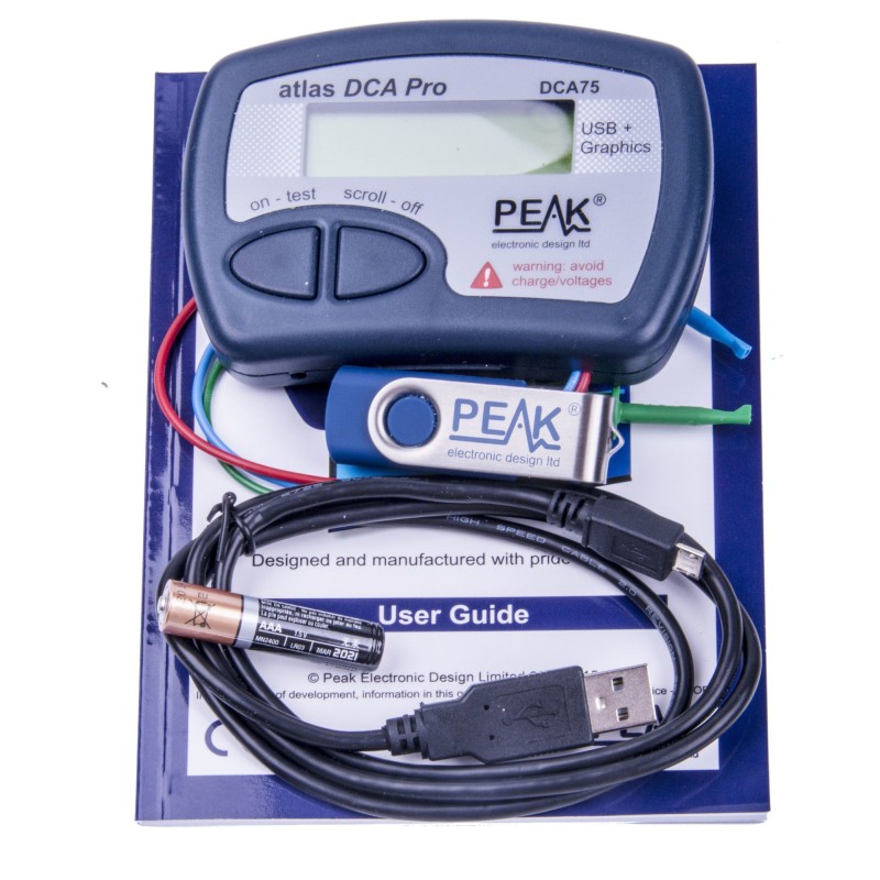 DCA75 Peak 晶体管二极管半导体元件测试仪