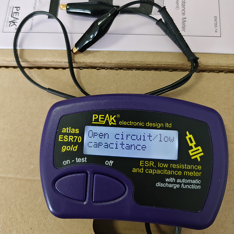 ESR70 Peak峰值电子 电阻和电容 LCR表4MΩ测量22m